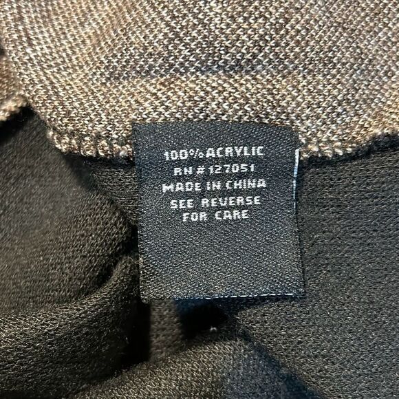 Grandpa Argyle Pullover quarter Zip Sweater Large - Picture 7 of 8